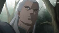 The animated version looks similar to Henry Cavill's Geralt (Image via Netflix)